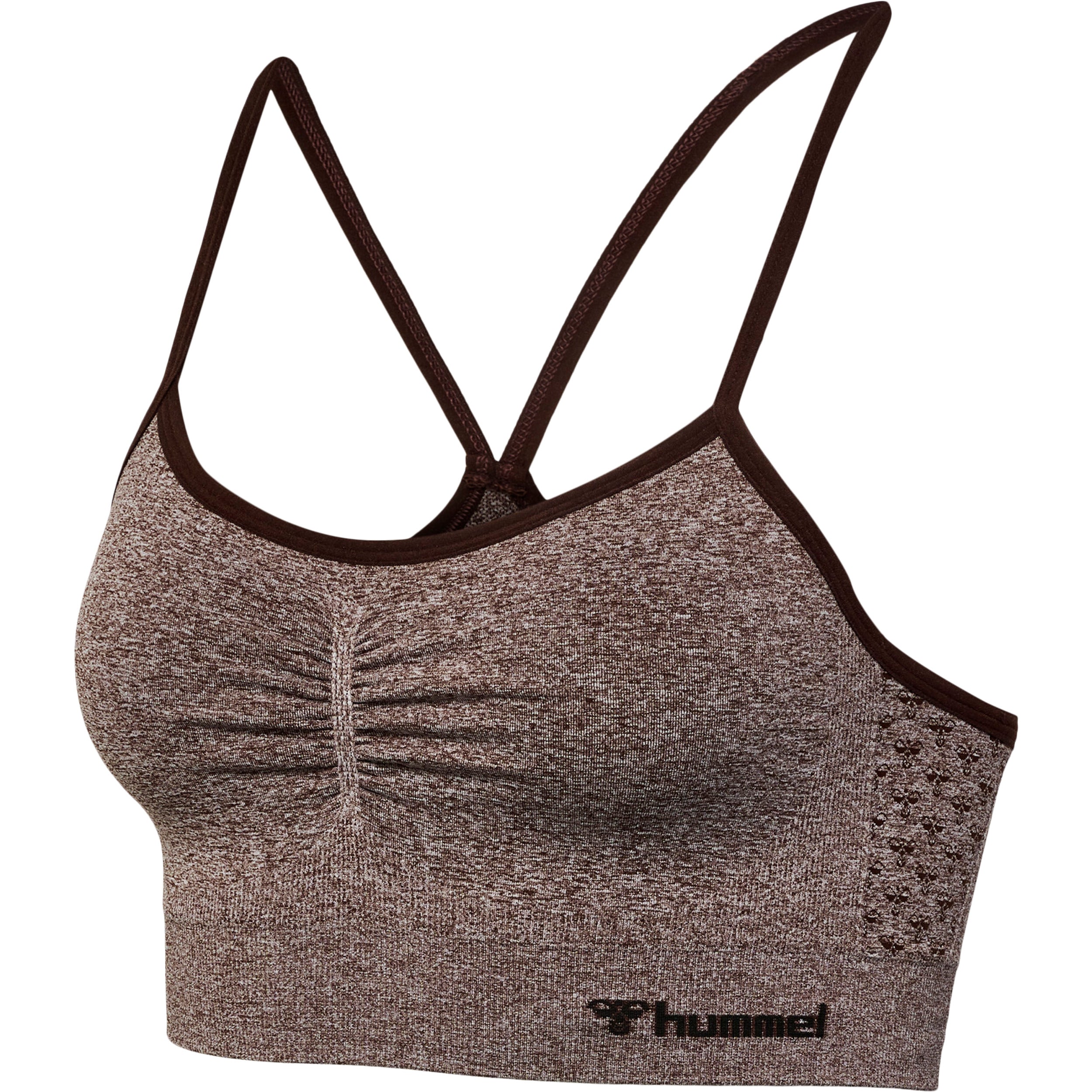 Hummel Ci Seamless Scrunch Sport BH - Java Melange