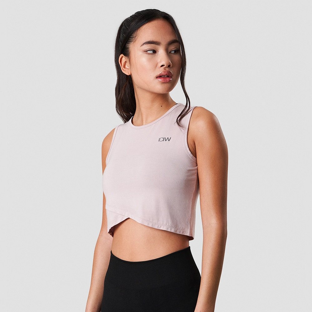 Icaniwill Nimble Crop Top Lys Lilla Kvinder