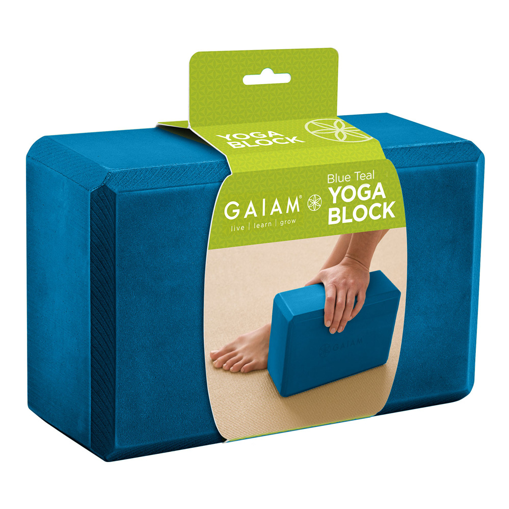 Gaiam Yogablok i Teal Blå