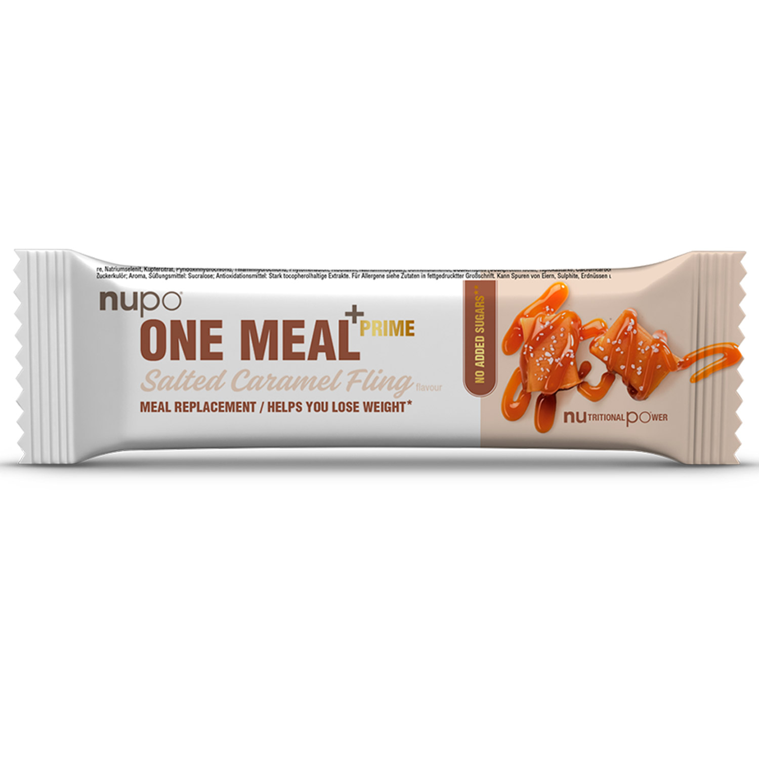 Nupo One Meal Prime Bar - Saltet Karamel 64g