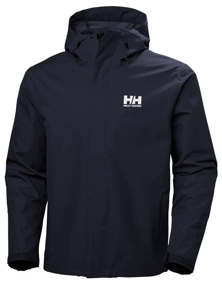 Helly Hansen Seven J Herre Regnjakke Navy