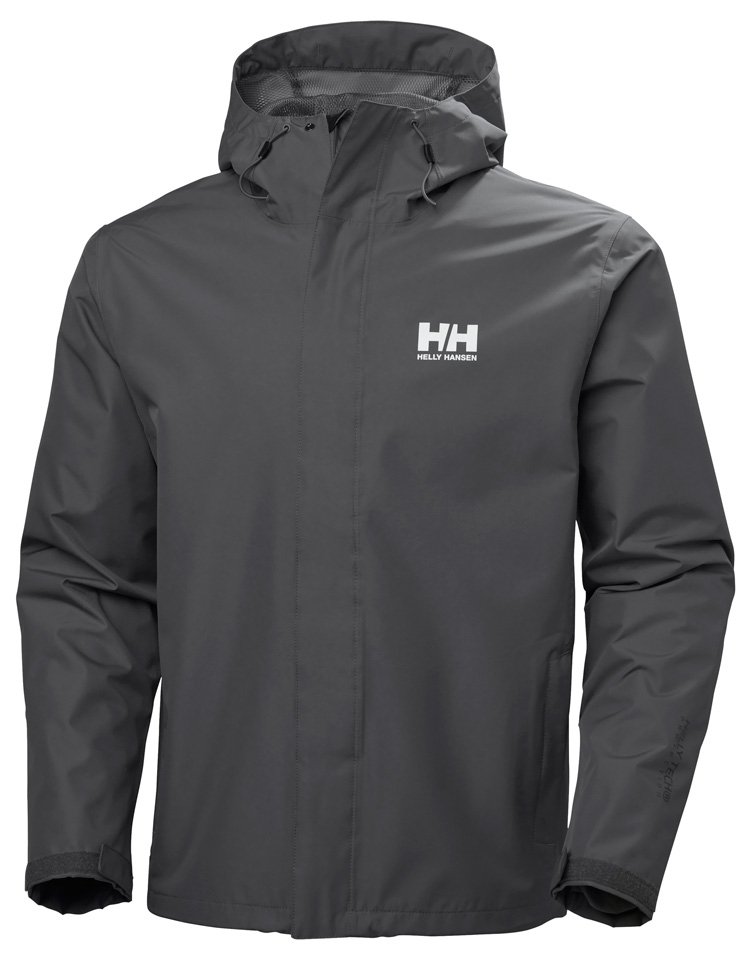 Helly Hansen Seven J Herre Regnjakke Grå