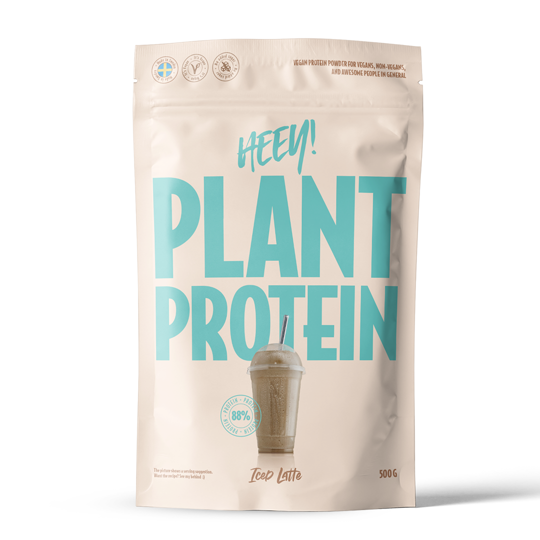 Heey Vegansk Protein – Iced Latte 500g