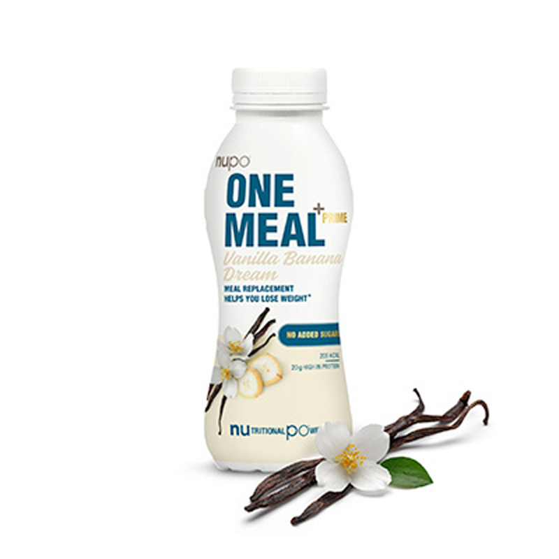 Nupo One Meal Prime Shake Vanilje Banan 330ml