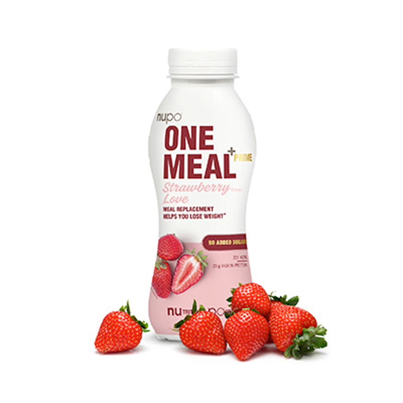 Nupo One Meal Prime Shake Jordbær 330ml