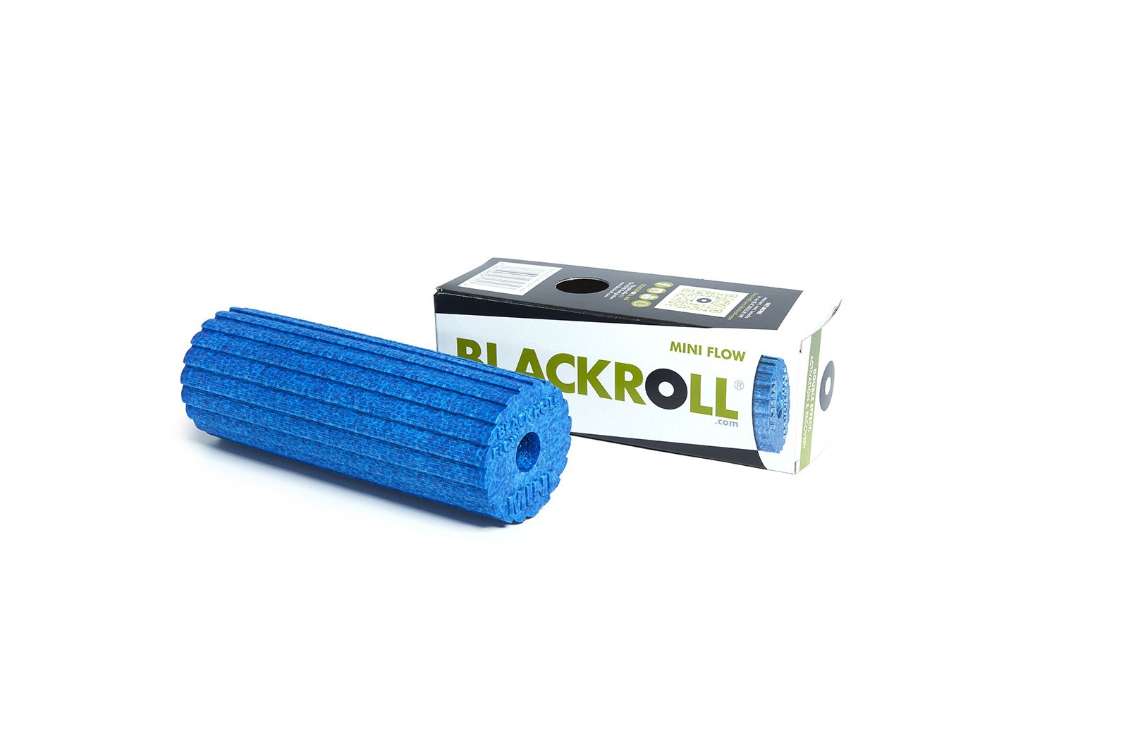 Blackroll Mini Flow Skumrulle Azurblå 15cm