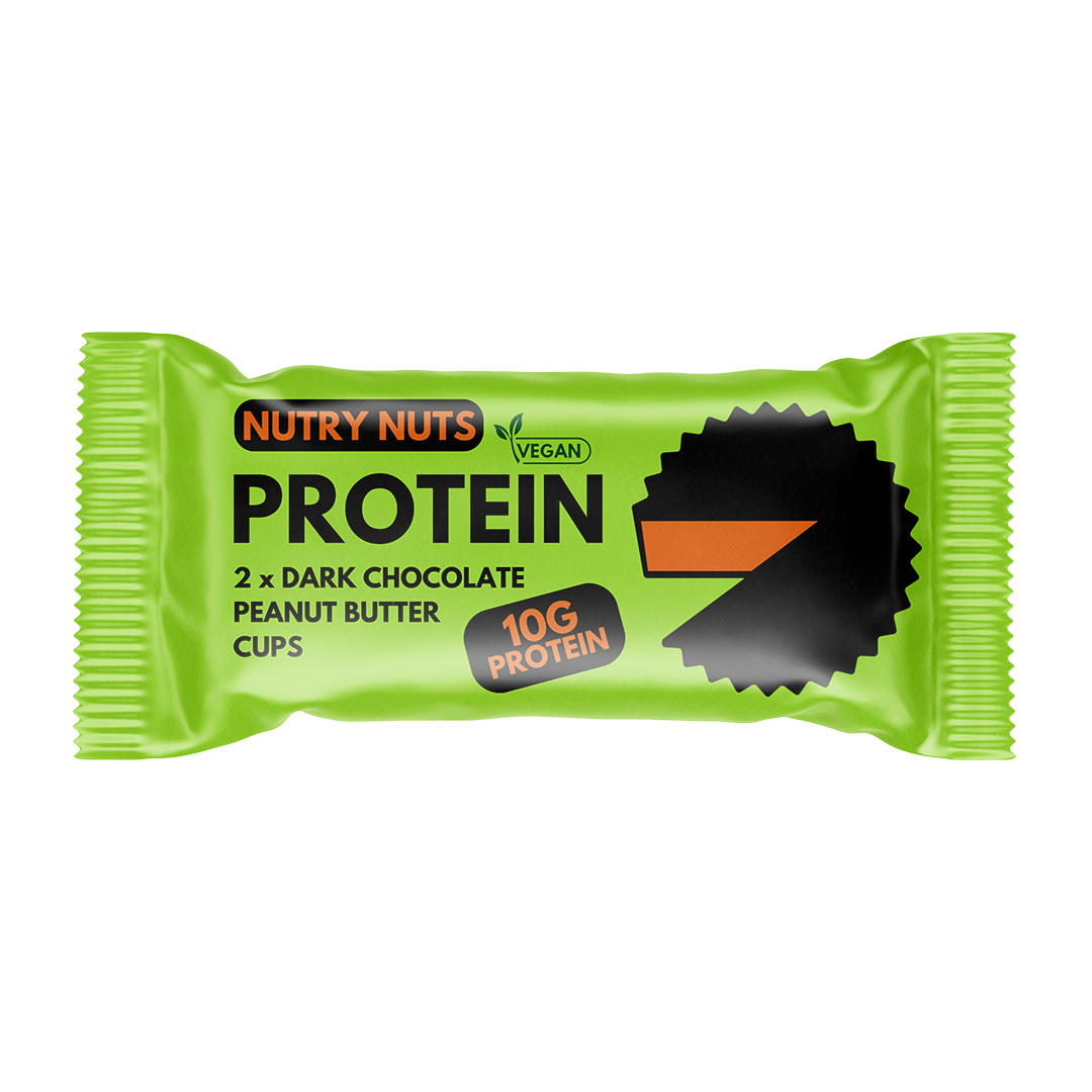 Nutry Nuts Peanutbutterkopper 42g - Mørk Chokolade Vegan