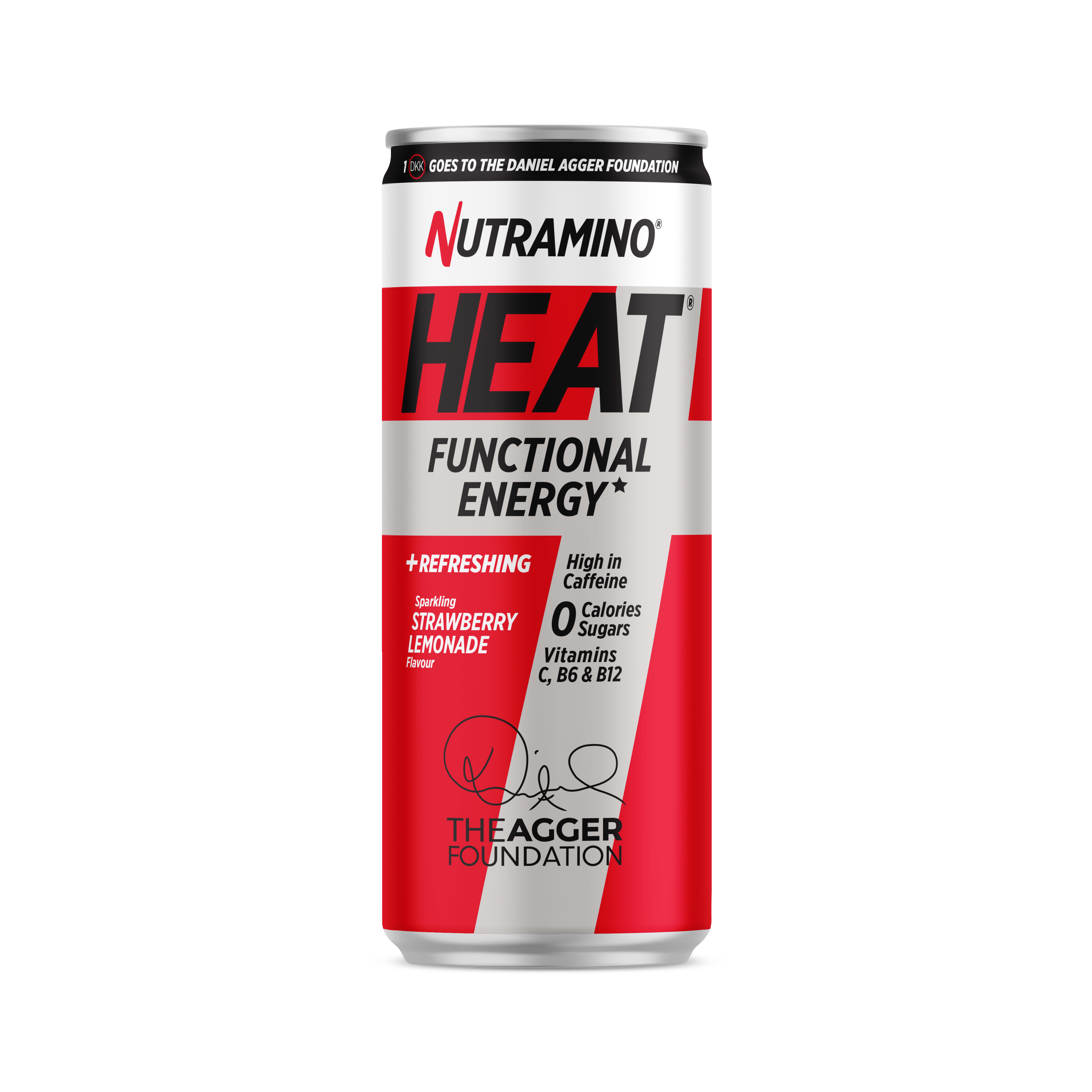 Nutramino Heat 330ml – Jordbær Lemonade Edition