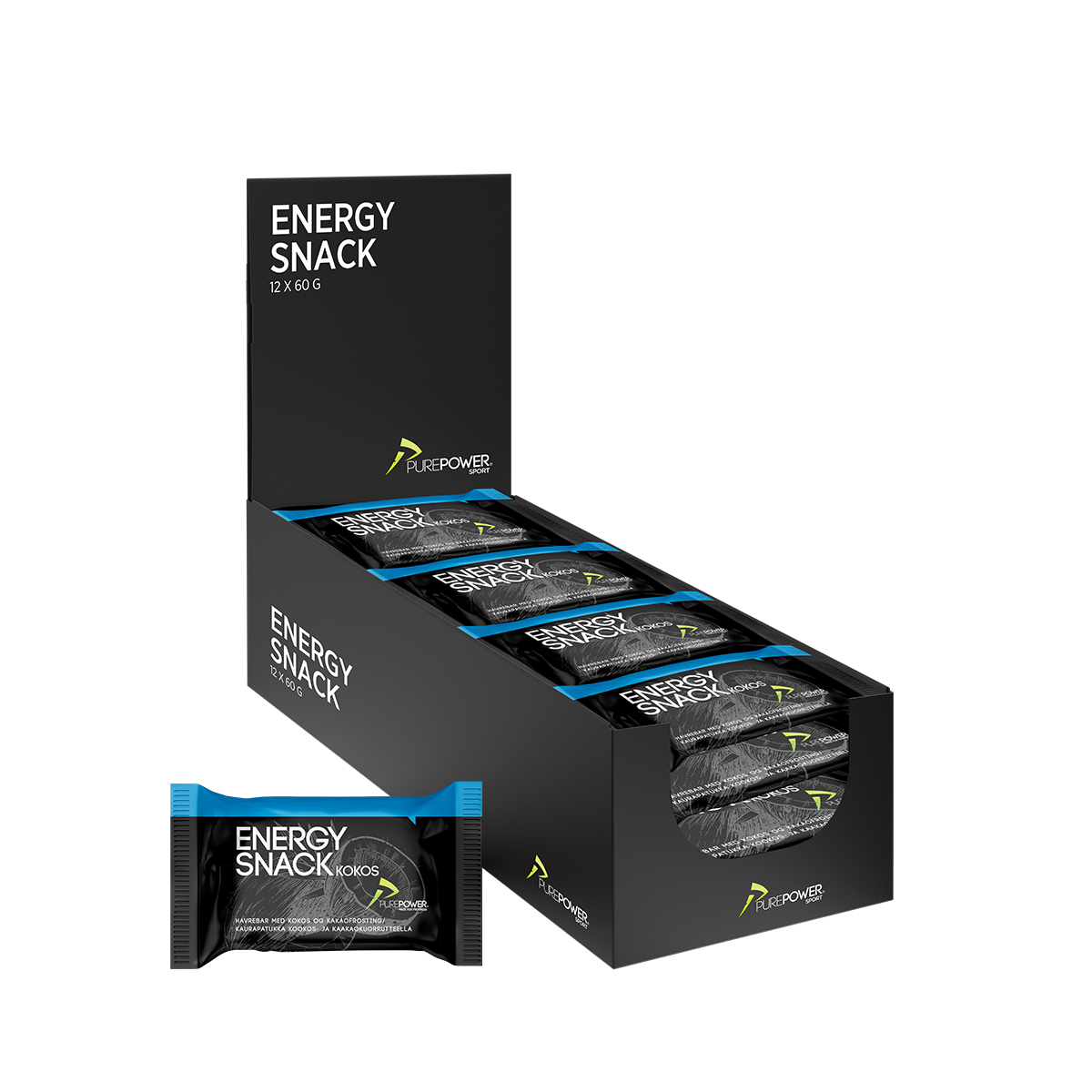 Energi Snack Kokos 12x60 G