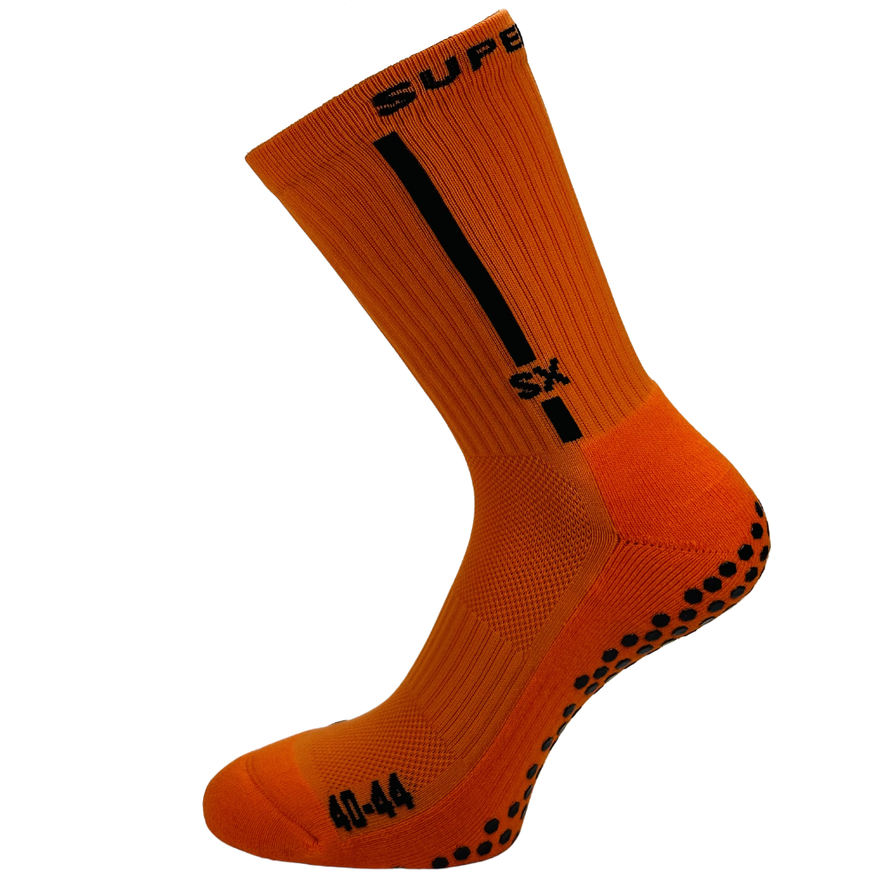 Grebsokker - Gripfit - Orange - Str 45-48