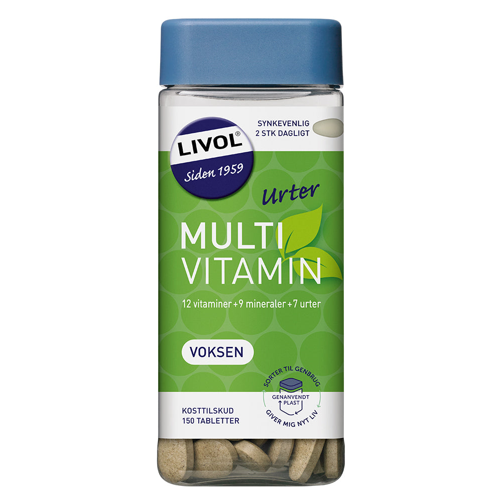 Livol Urte Multivitamin 150 Kapsler