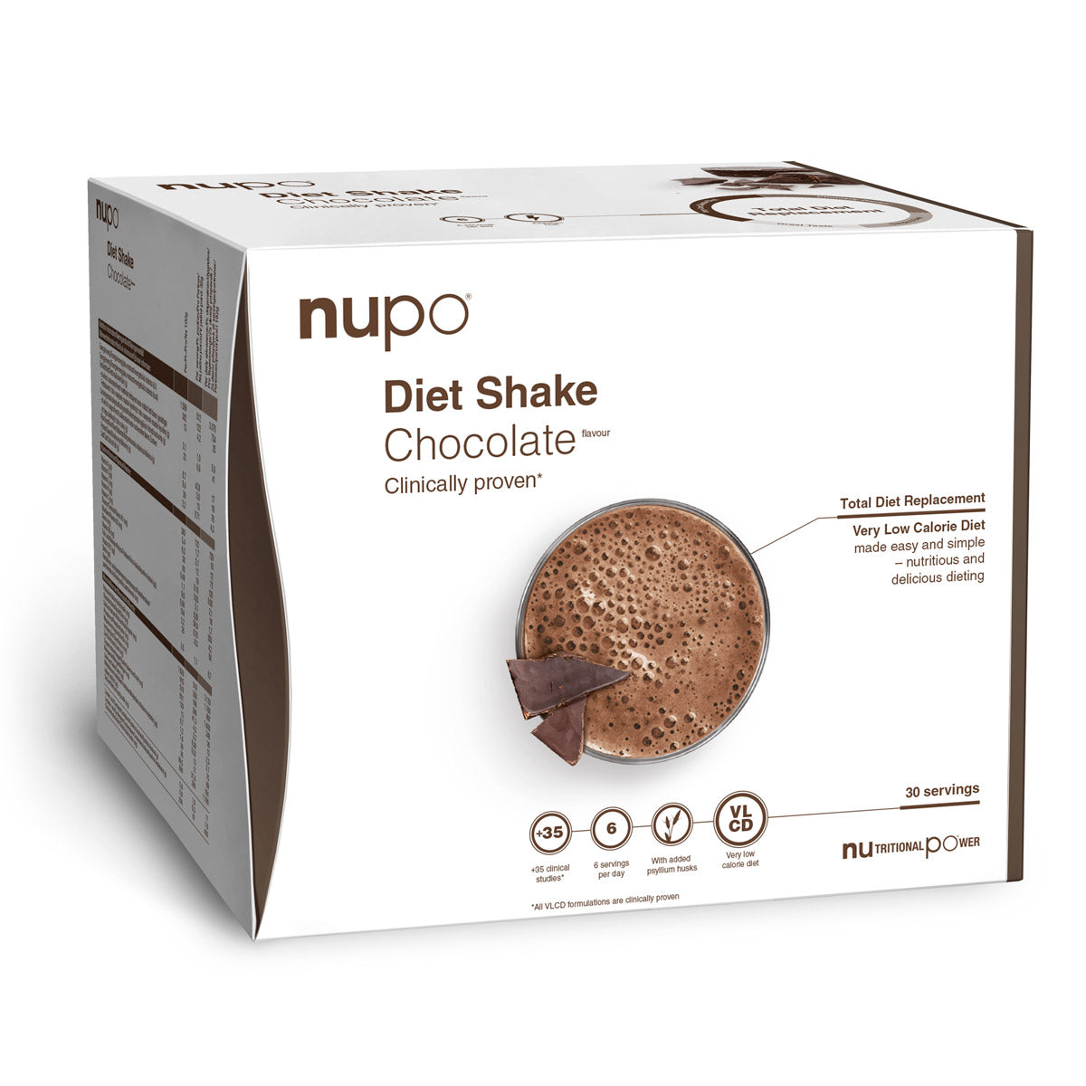 Nupo Diet Shake Værdi Pakke 960g - Chokolade