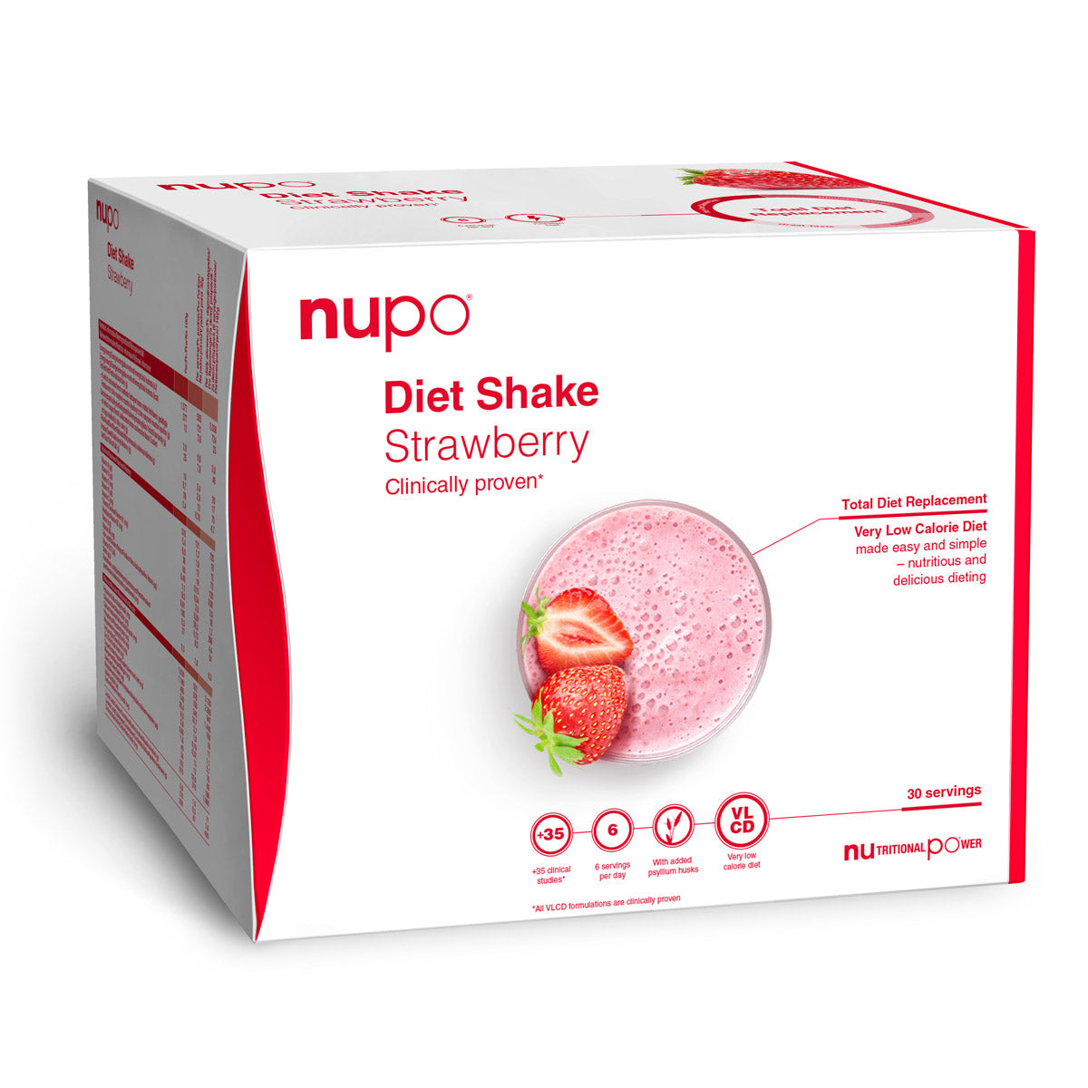 Nupo Diet Shake Værdi Pakke 960g - Jordbær