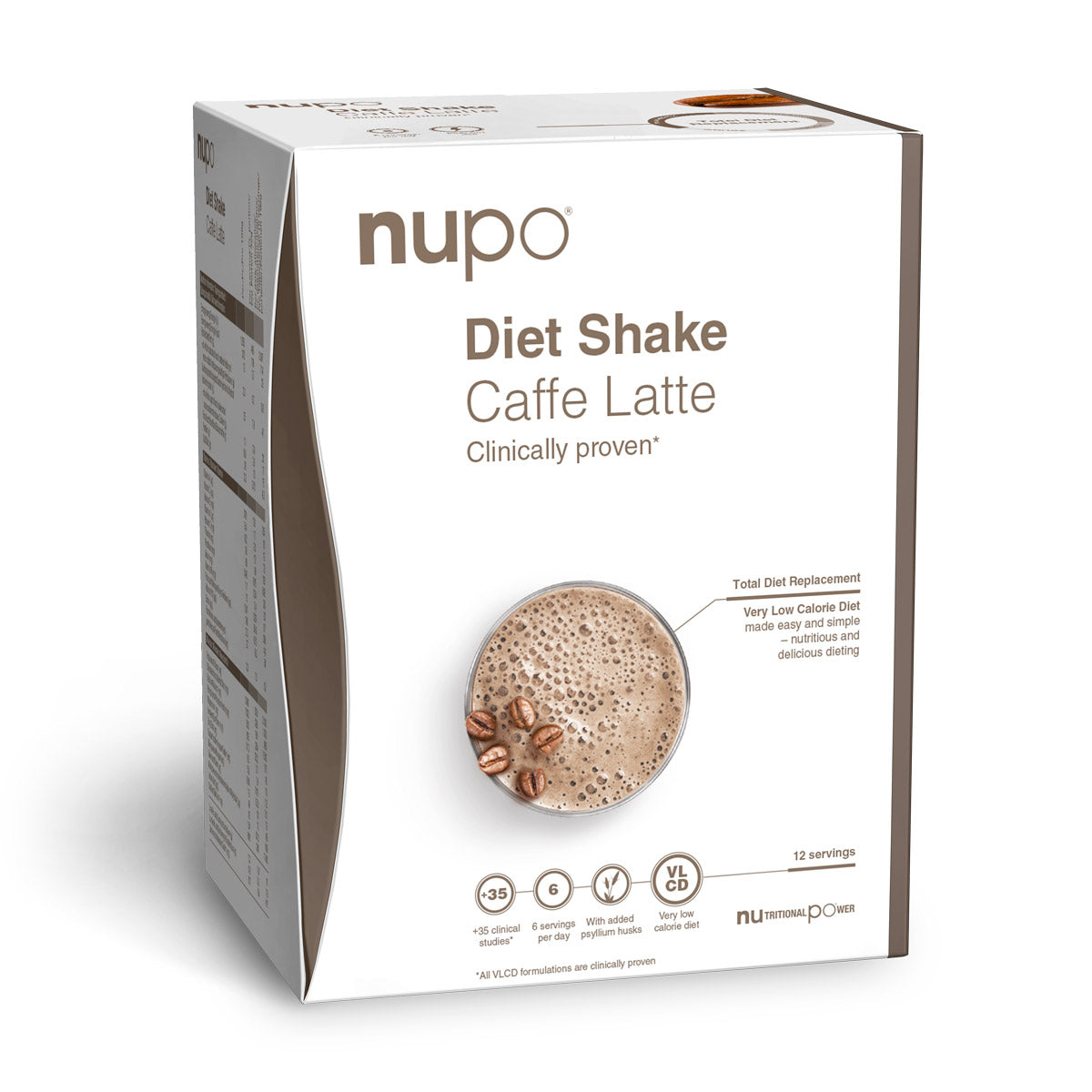 Nupo Diet Shake 384g - Caffe Latte Smag