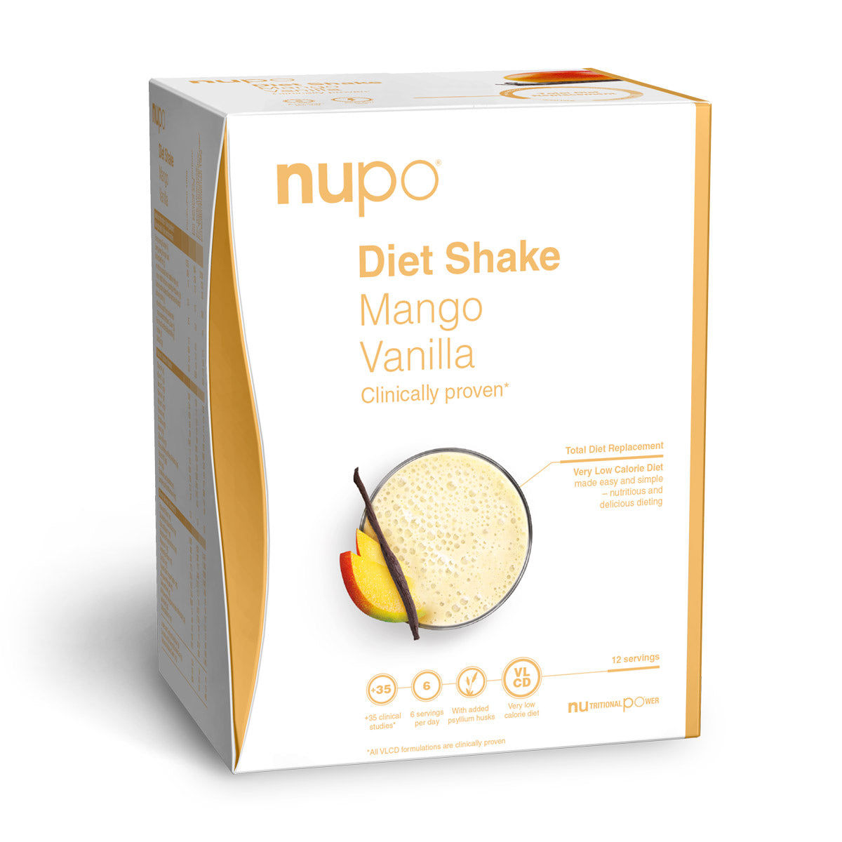 Nupo Diet Shake 384g – Mango Vanilje