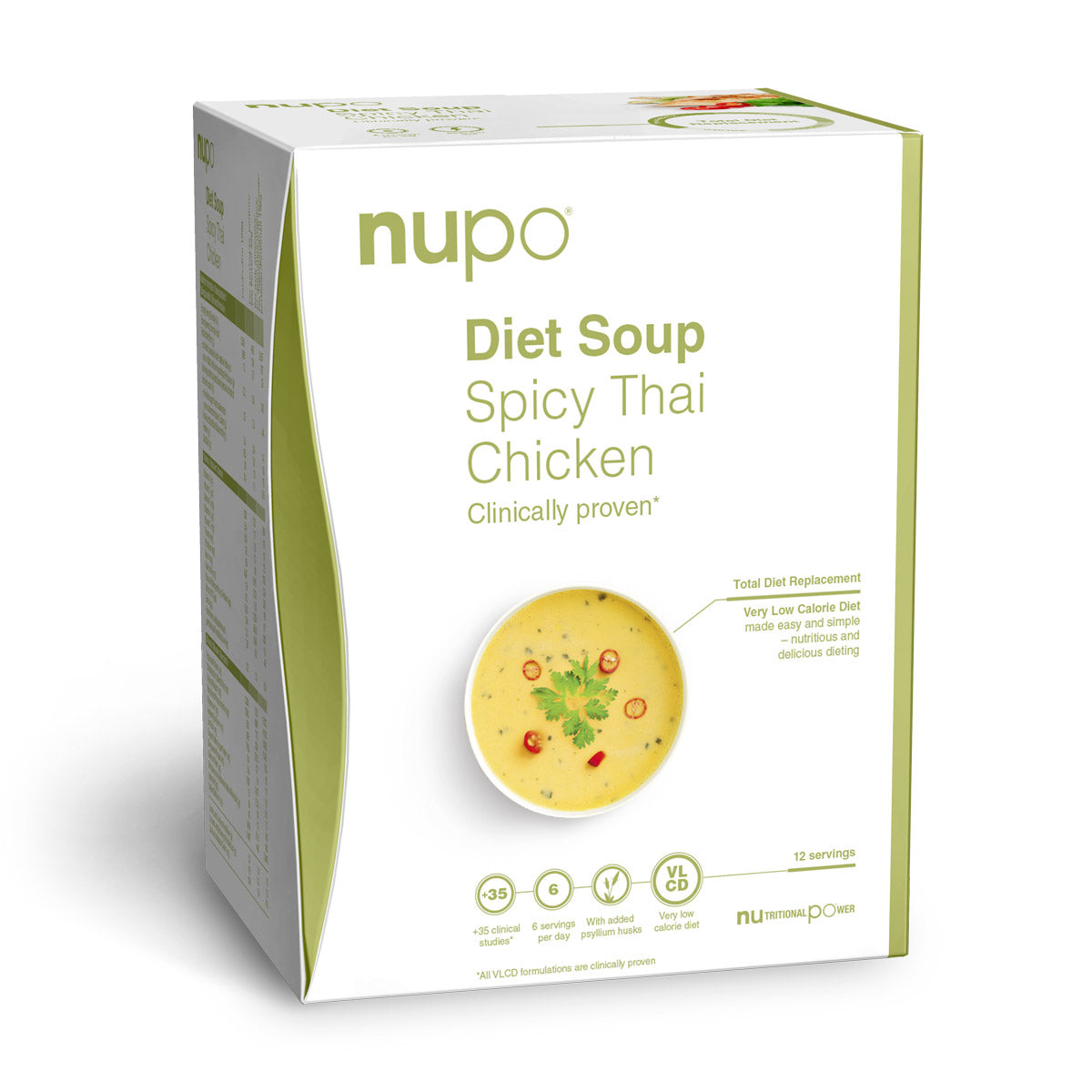 Nupo Diætsuppe 384g - Krydret Thai Kylling