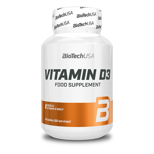 Biotech USA - Vitamin D3 - 60 Tabletter