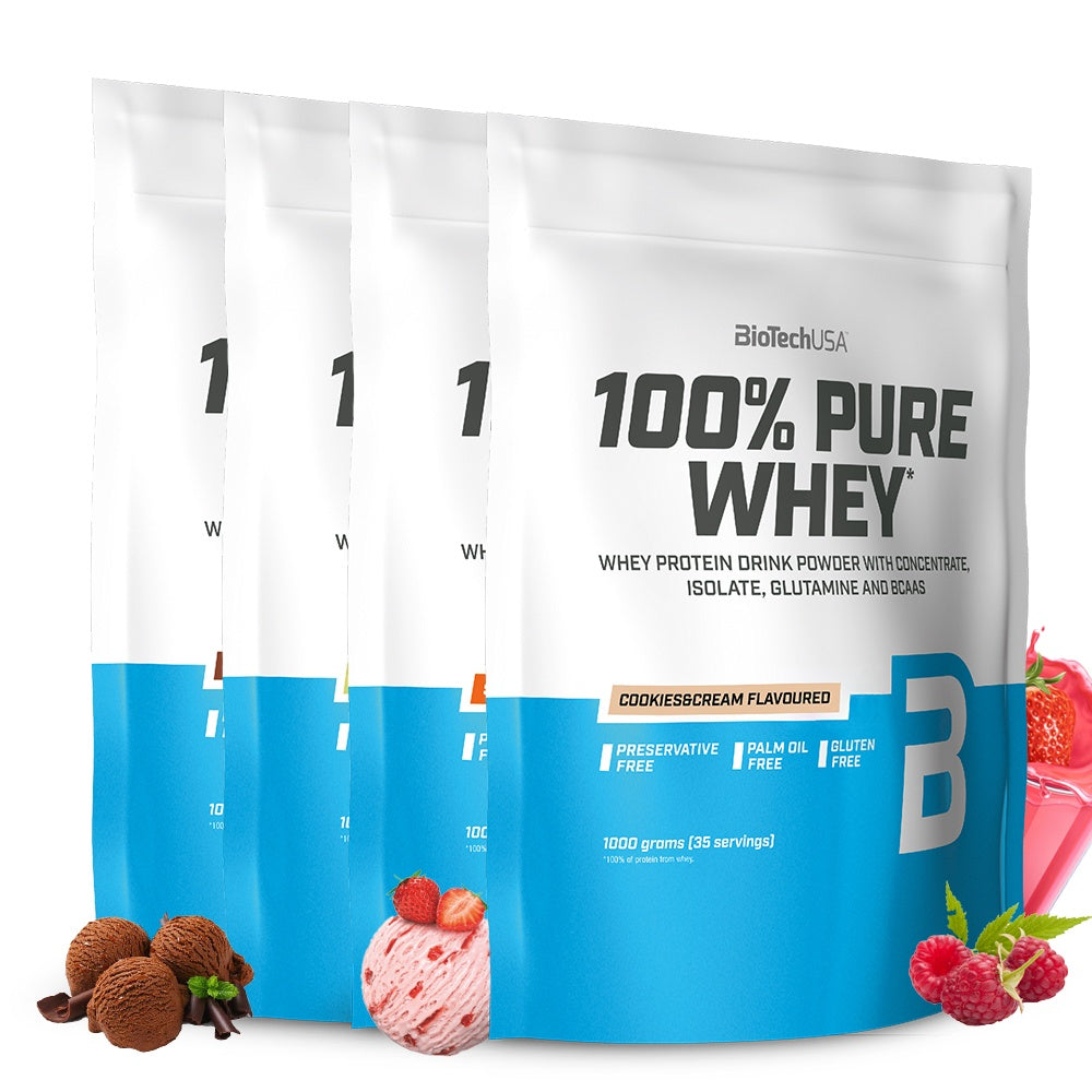 Biotechusa 100% Ren Whey - Proteinpulver 6x1 Kg