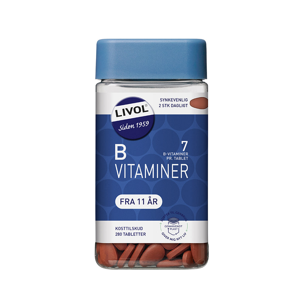 Livol B-vitaminer 280 Tabletter