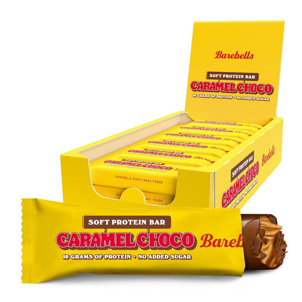 Barebells Blød Proteinbar - Karamel Chokolade 12x 55g