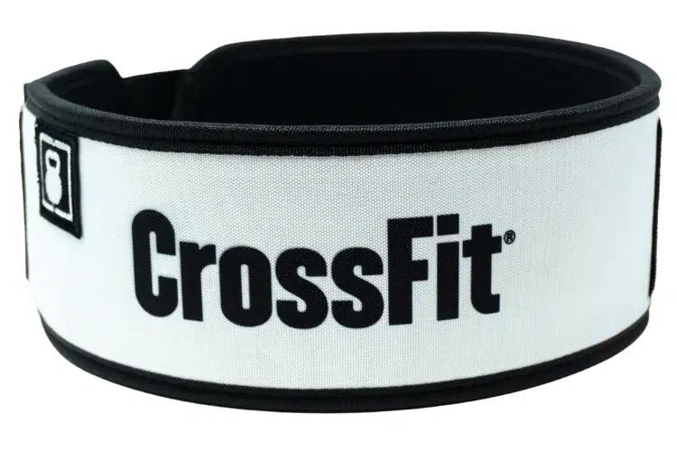 Crossfit Hvid - Straight Belt fra 2pood XL