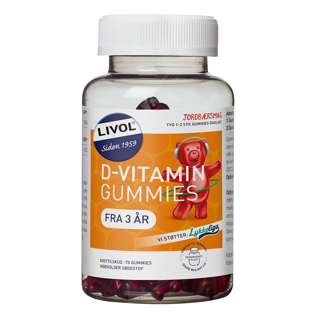 Livol D-vitamin Gummier 75 stk.