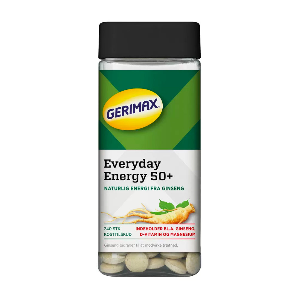 Gerimax Daglig Energi 50 - 240 Kapsler