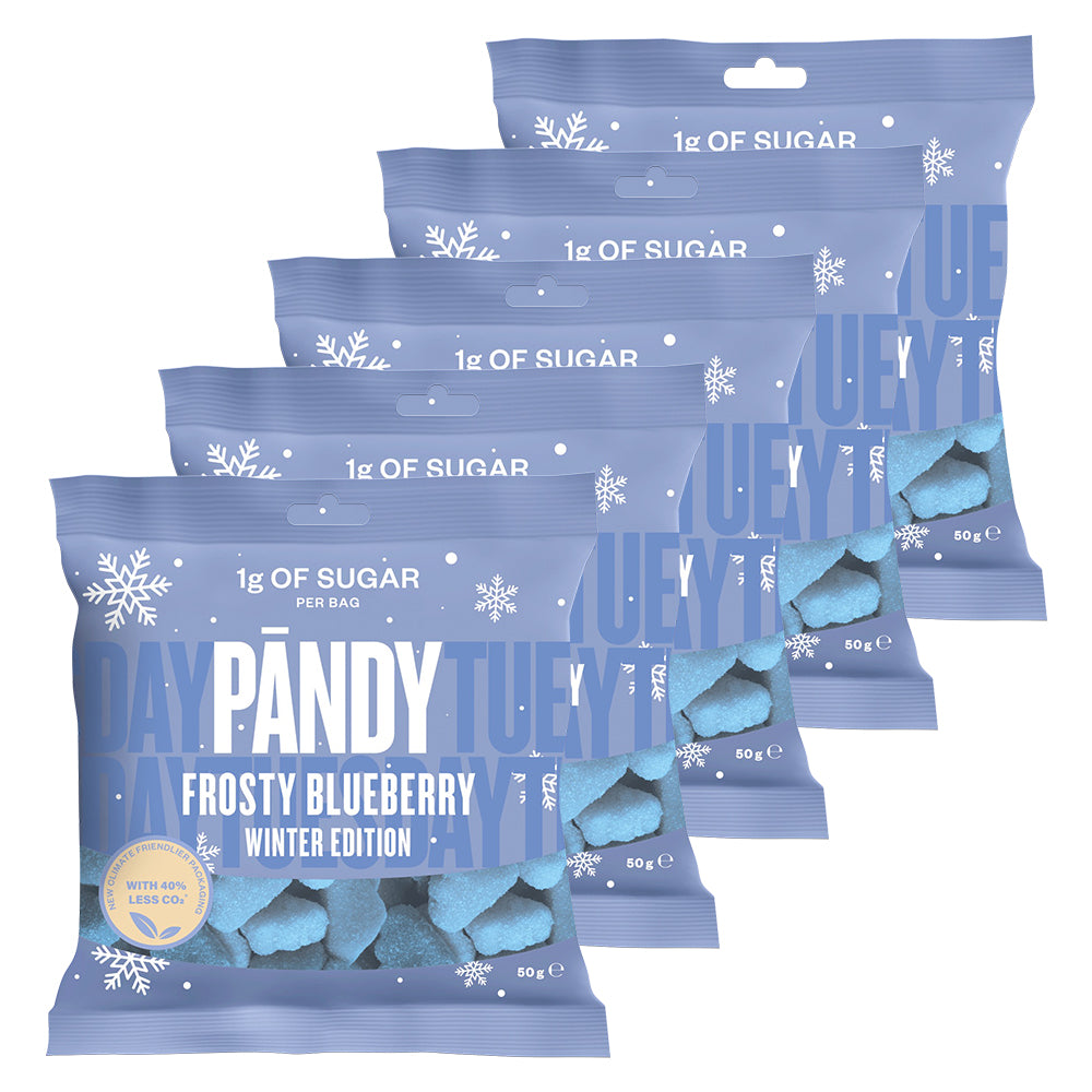 Pandy Candy - Frosty Blåbær 6x50g