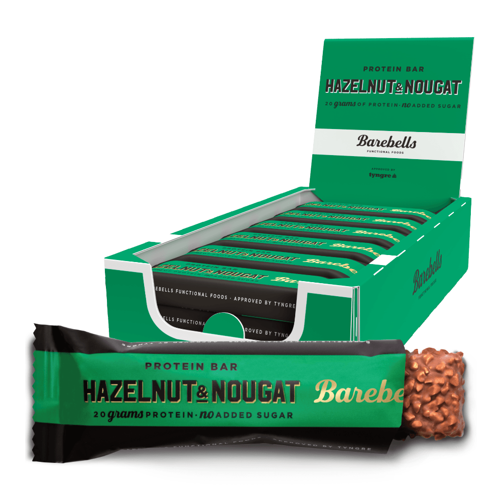 Barebells Proteinbar - Hasselnød Nougat 12x 55g