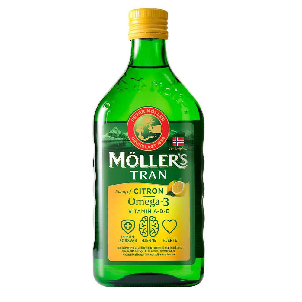 Møllers Tran Omega-3 Citronsmag 500 Ml