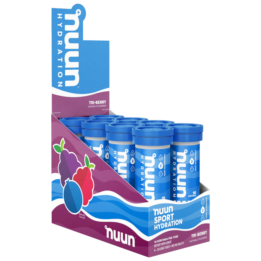 Nuun Sport Tri-bær Drikpulver