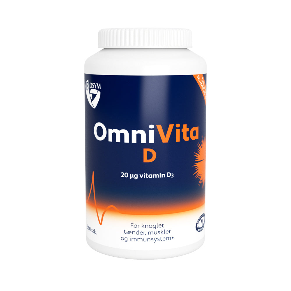 Biosym Omnivita D Vitamin 360 Kapsler