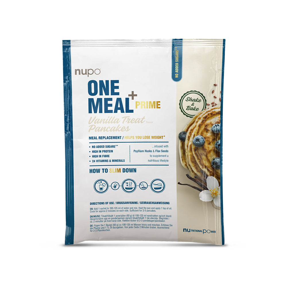 Nupo One Meal Prime Pandekage 60g - Vanilje Snack