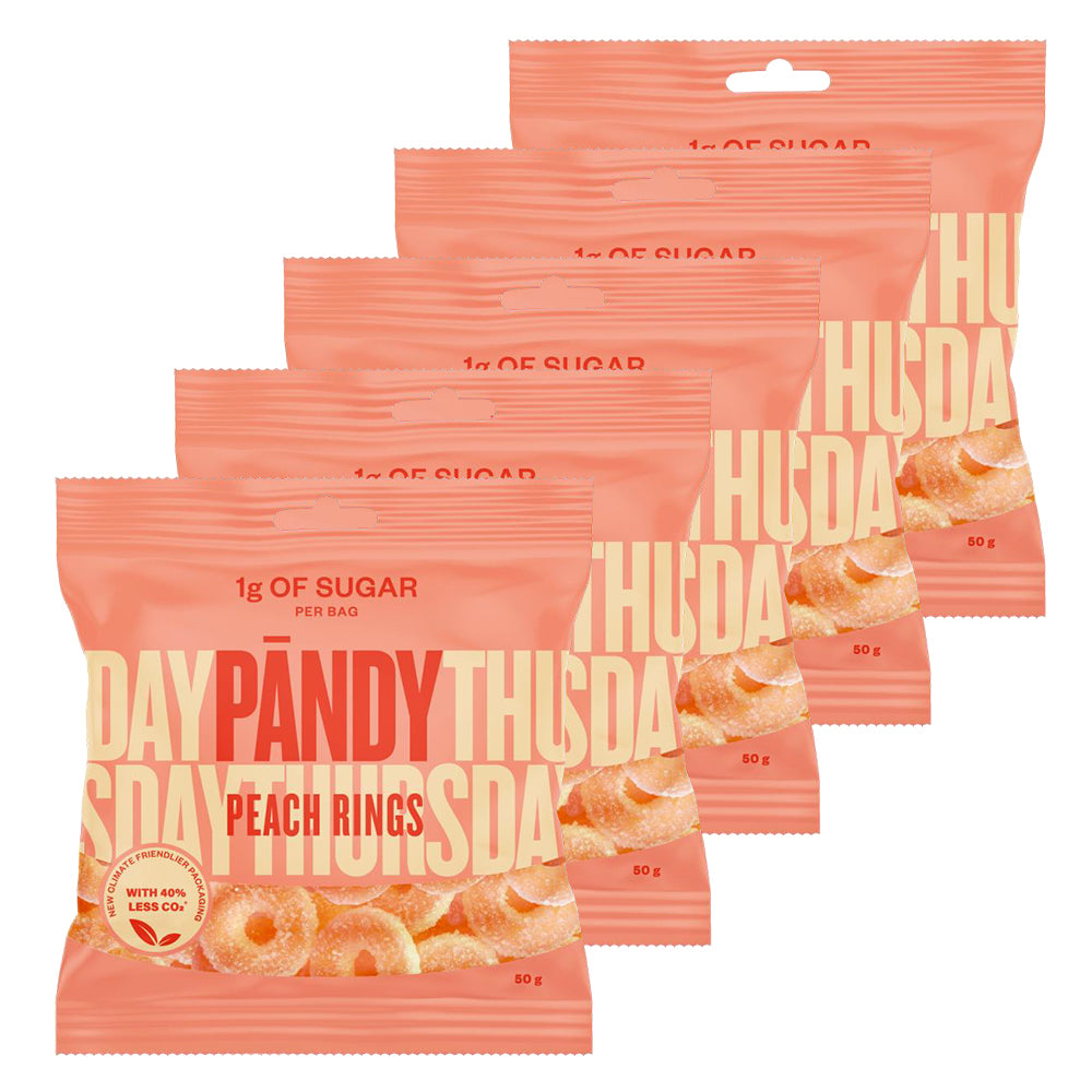 Pandy Candy 6x50g - Ferskenringe