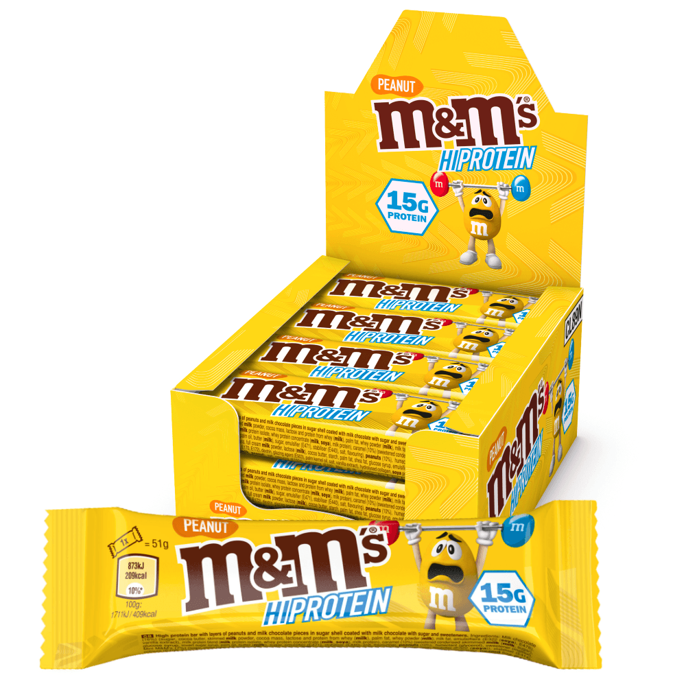 Mms Højproteinbar - Peanut 12x51g