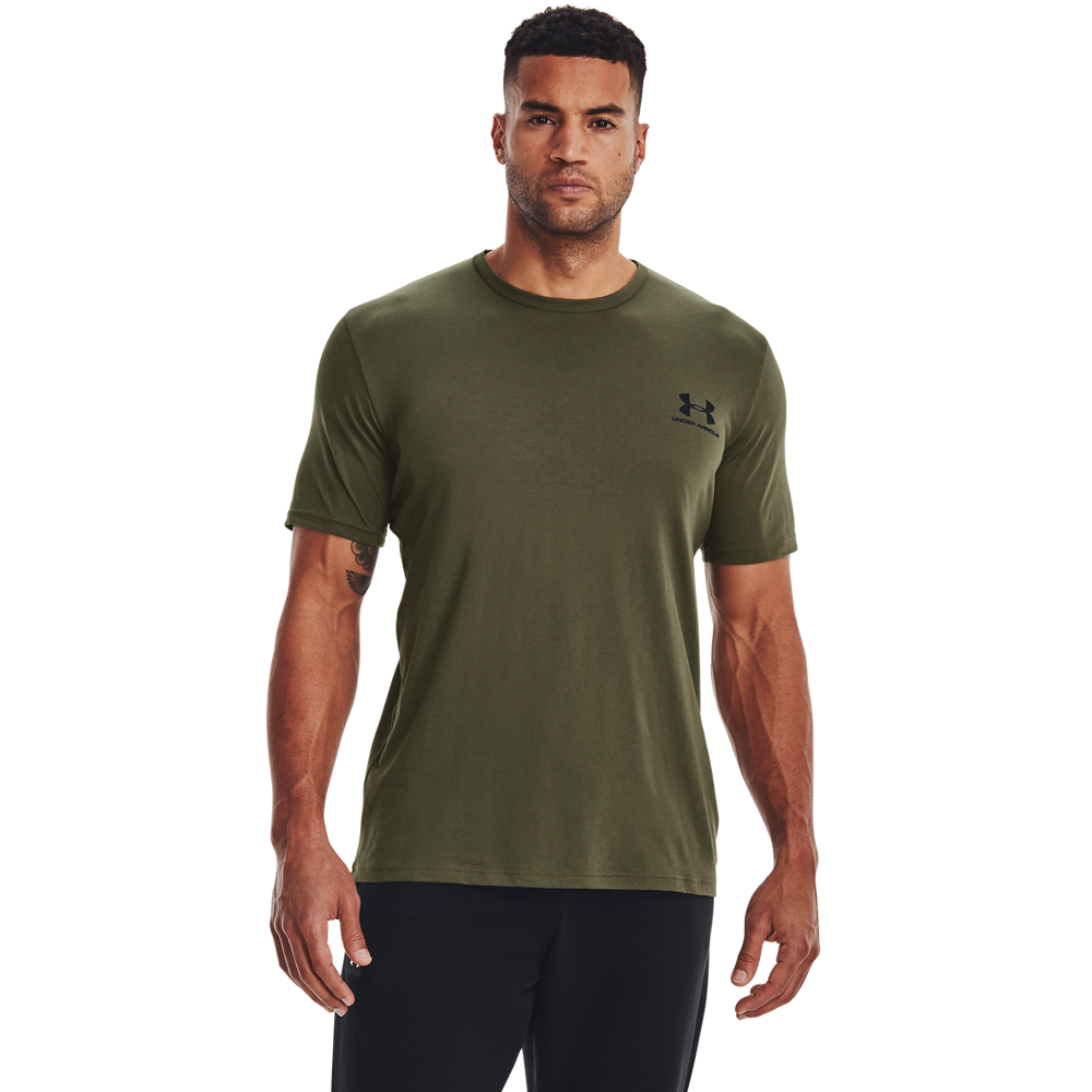 Mænds Under Armour - Sportstyle Left Chest - Marine Green Xxl