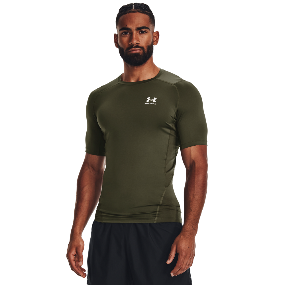 Mænds Under Armour - Compression Ss T-shirt - Marine Green Xxl