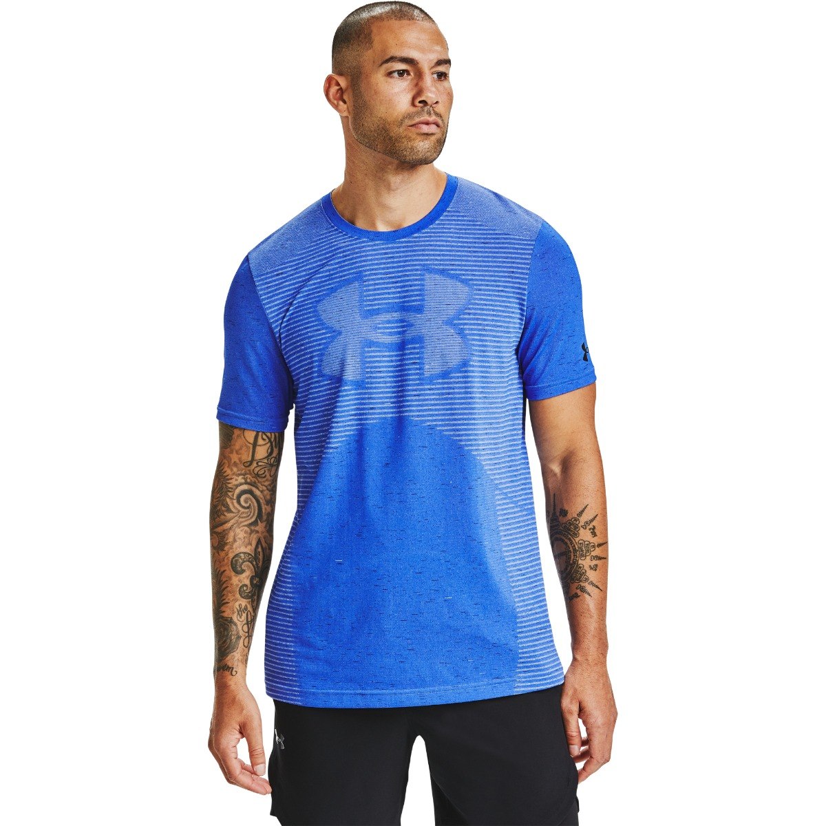 Under Armour Seamless Logo T-shirt, Emotion Blue