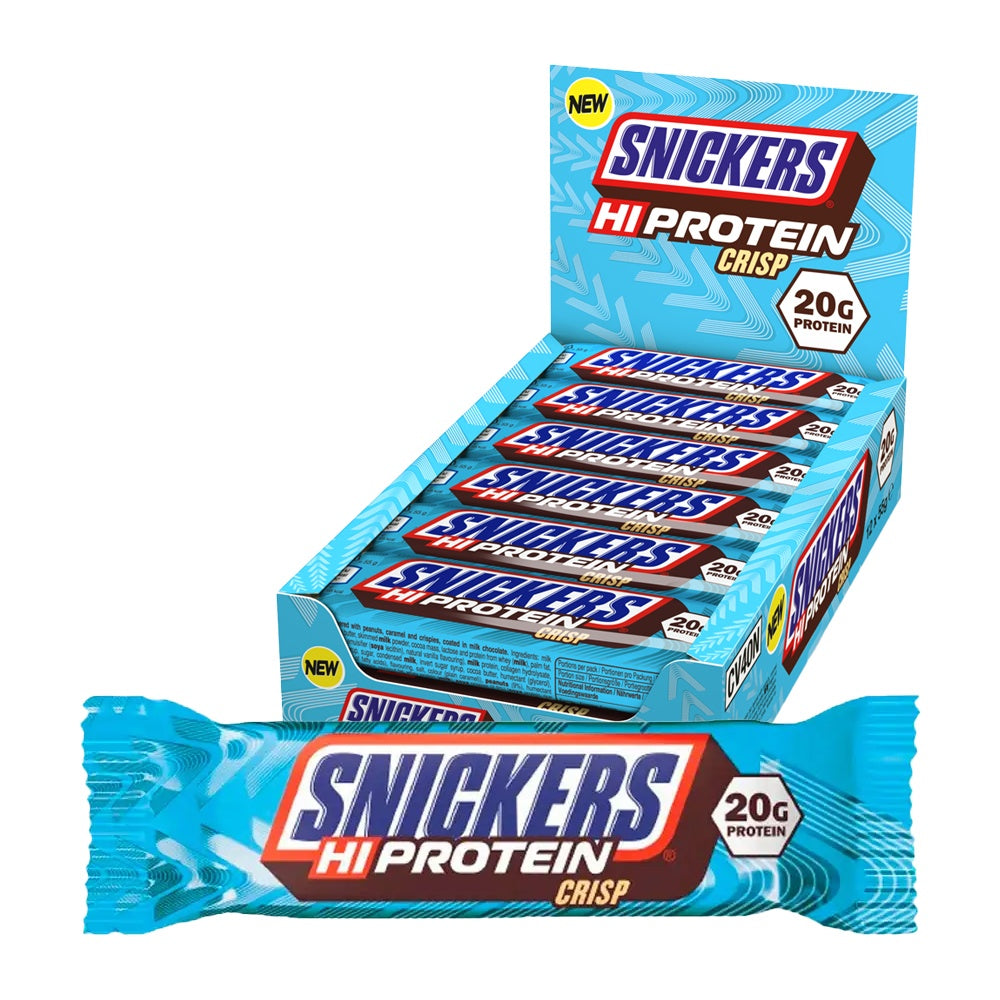 Snickers Hi Protein Bar - Crisp 12x55g