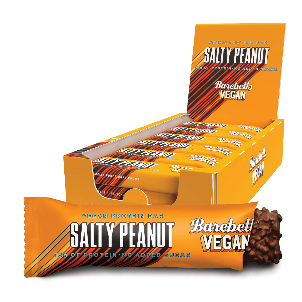 Barebells Vegansk Proteinbar - Saltet Peanut 12x 55g