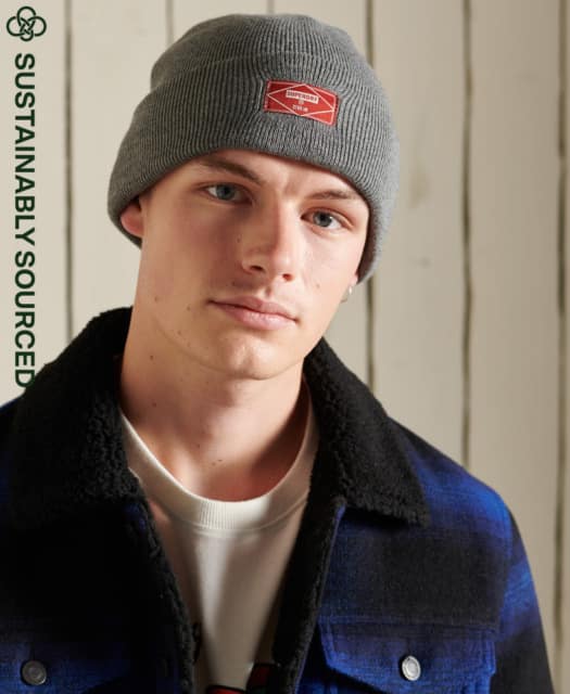 Superdry Sport - Unisex Arbejdshue - Mørkegrå 1 størrelse