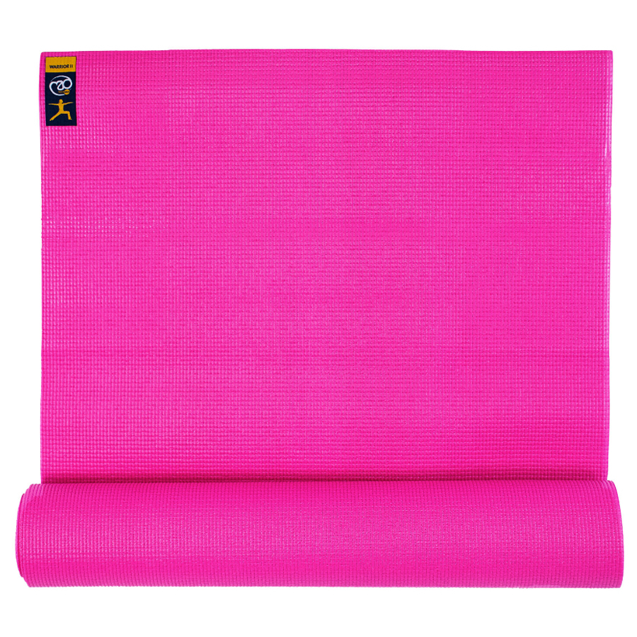 Warrior II Yoga måtte i pink