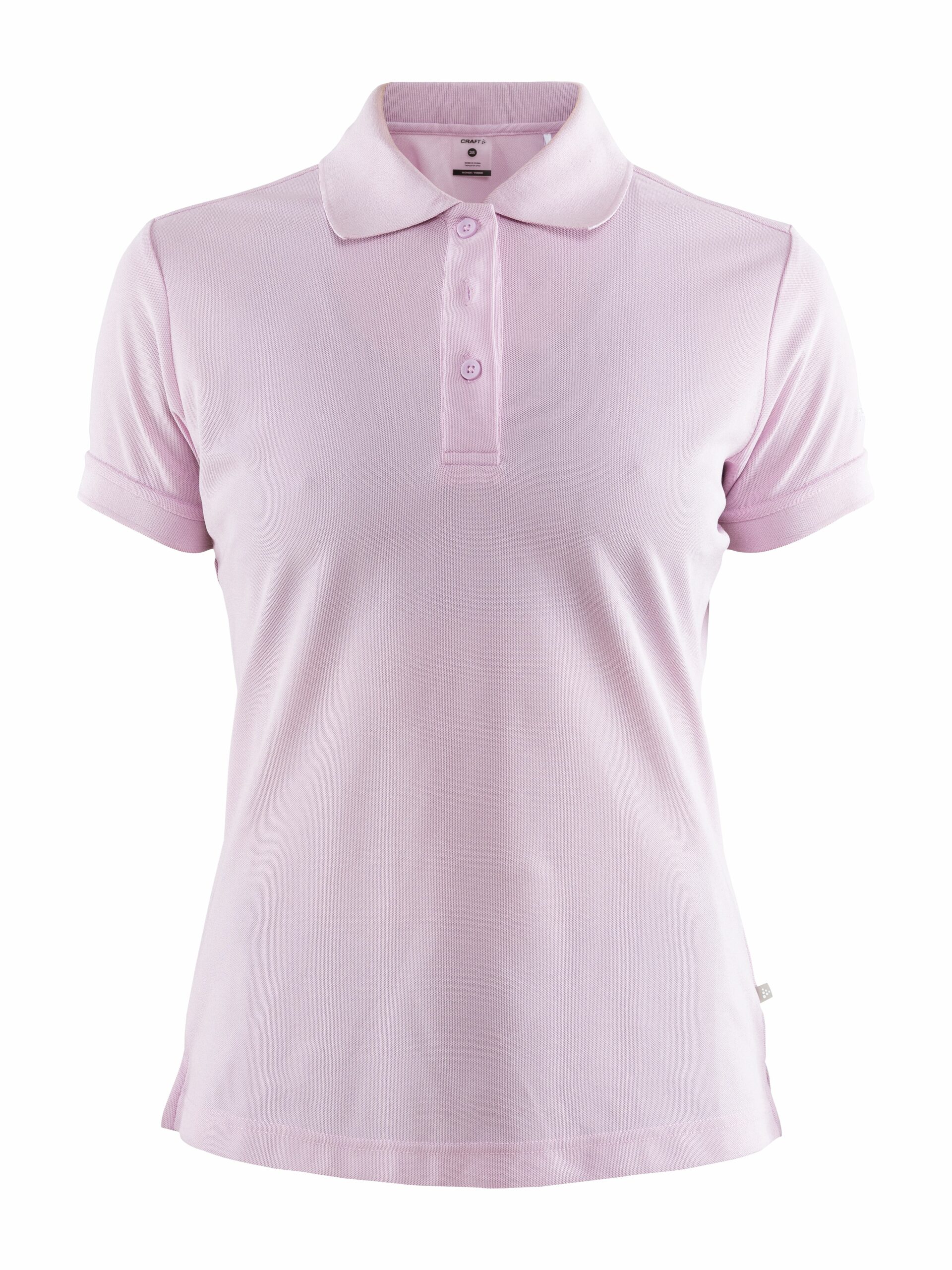 Craft - Pique Polo T-shirt til kvinder - Misty Melange