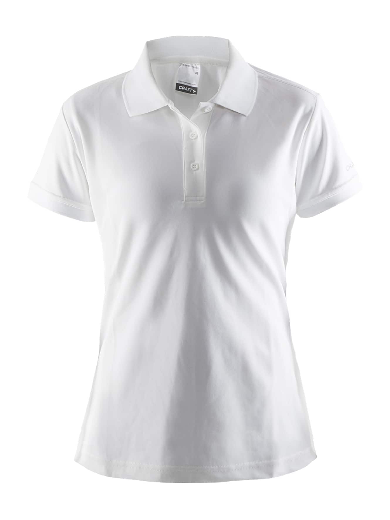 Craft - Pique Polo Shirt til kvinder - Hvid 38m