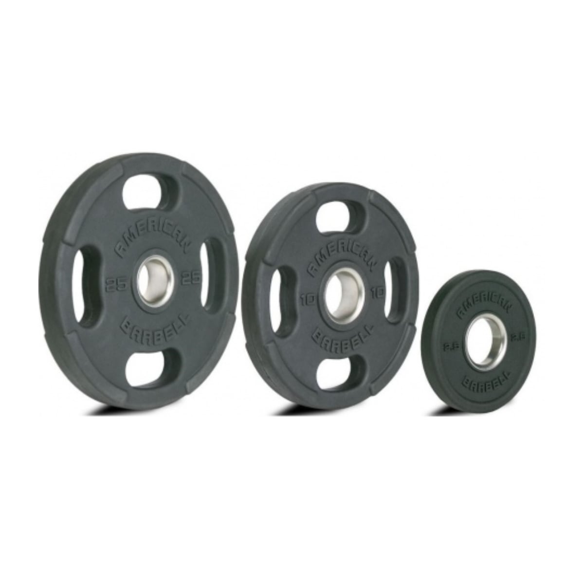 Amerikansk Barbell 15 kg Gummi Vægtplade
