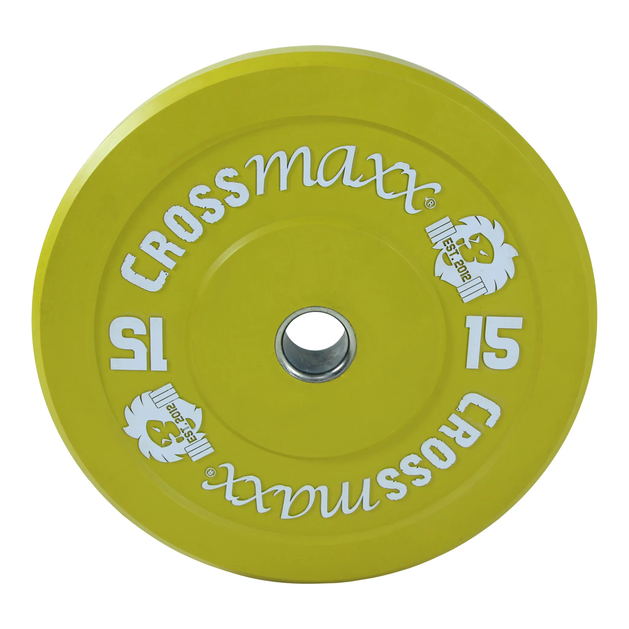 Crossmaxx 15 Kg Gummiplade - Gul