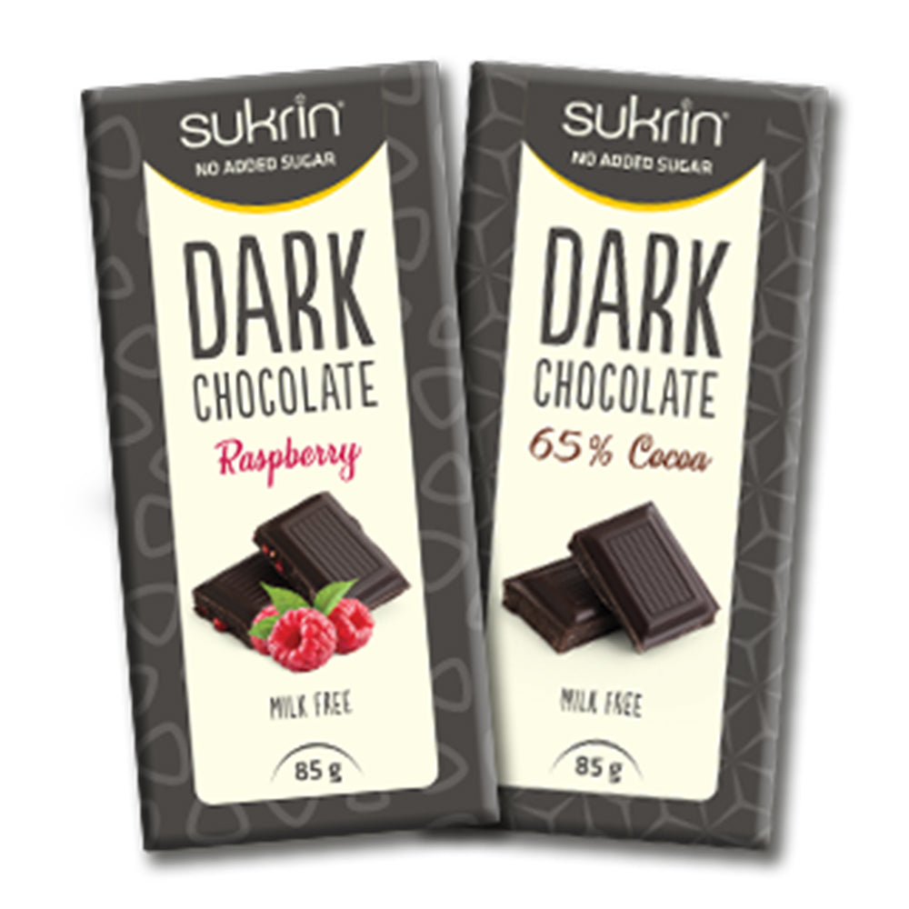 Sukrin Mørk Chokolade 85g