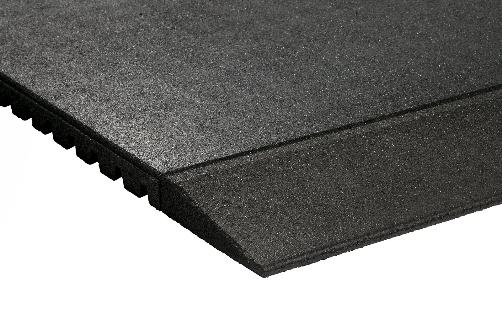 Granuflex Rampe til Gummiflise 1000x200x43 mm Sort