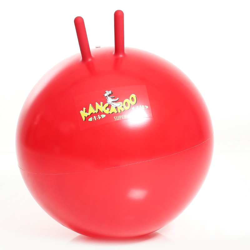 Kangaroo Hoppebold Super Rød - 60 Cm