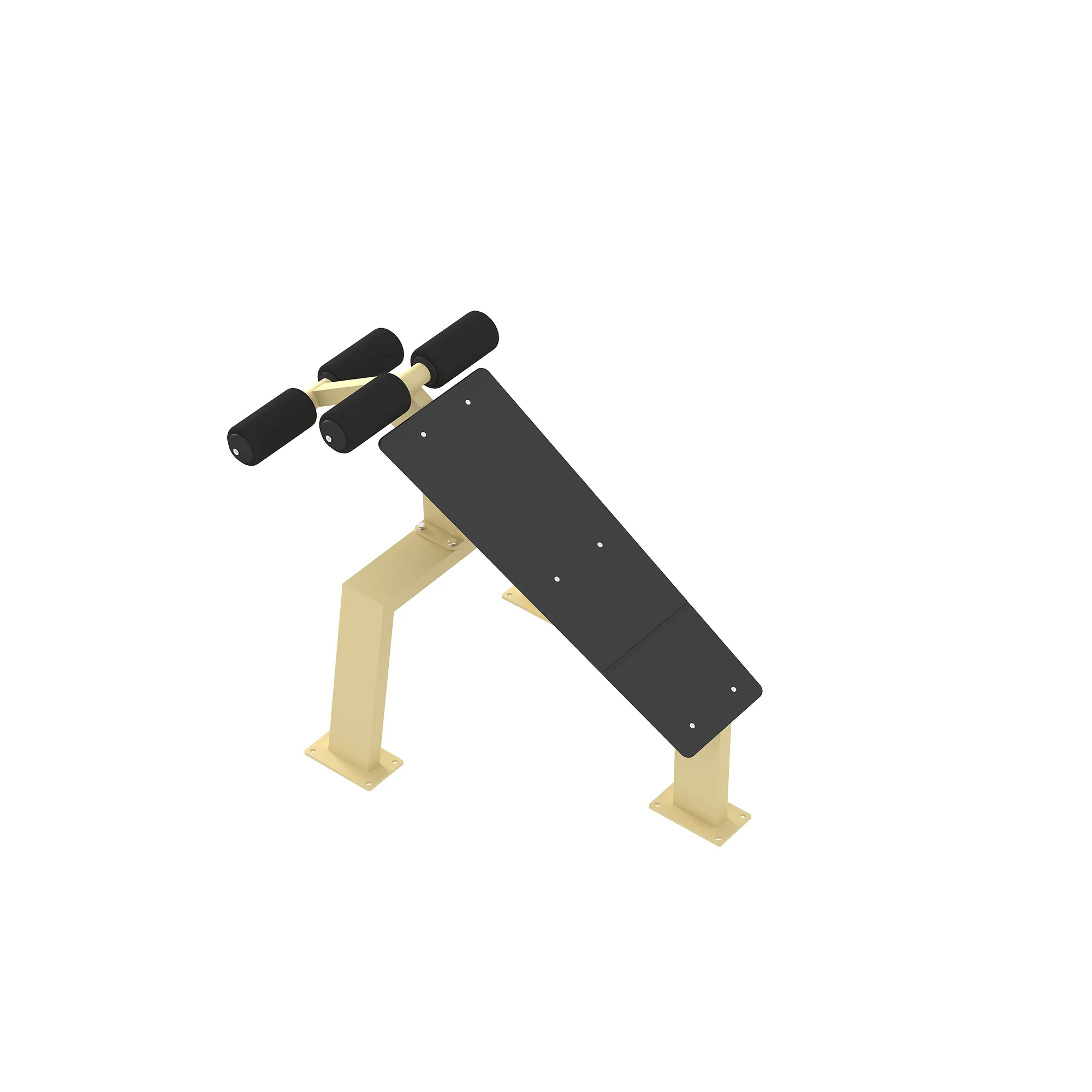 Inter Atletika Mavebænk - Omvendt Galvaniseret